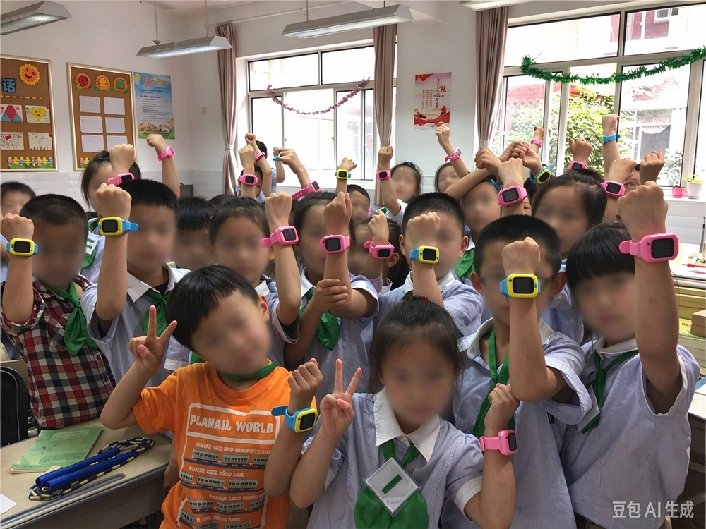 教室终端佩戴场景示意